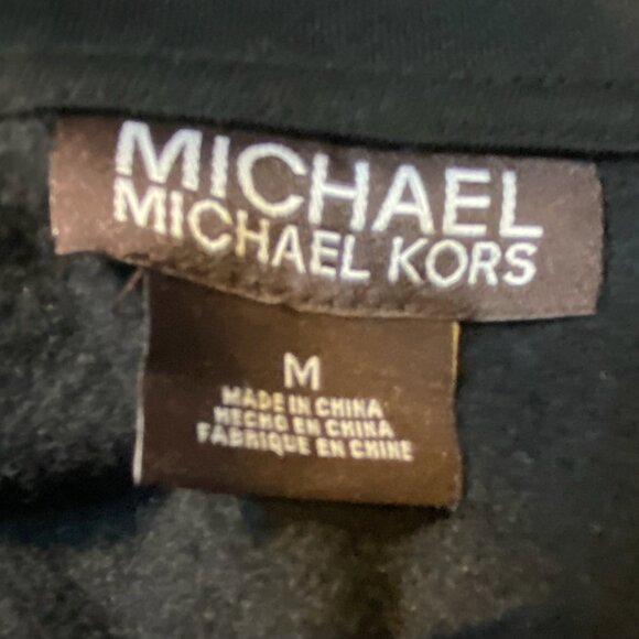 Michael Kors Linde hooded jacket Black size Medium - Picture 4 of 5